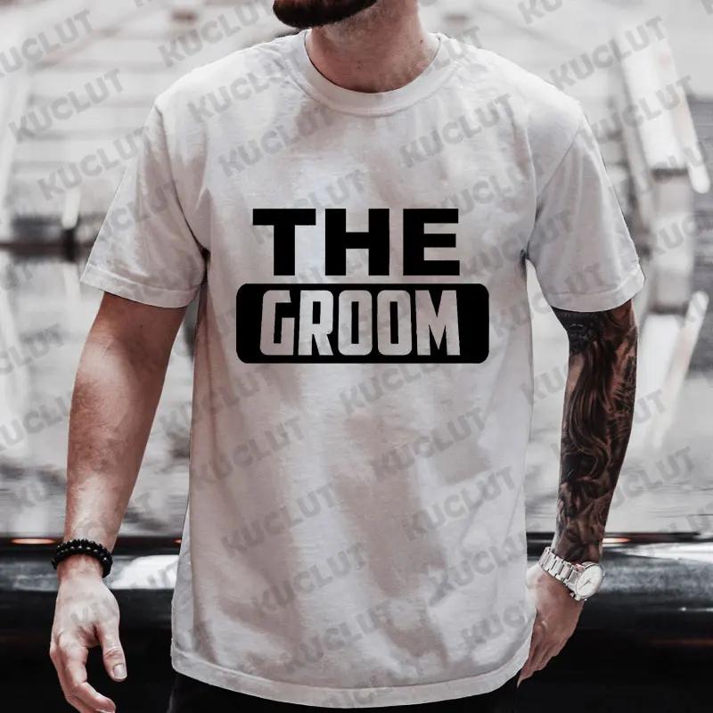 Футболка с надписью «The Groom Squad» для шафера, футболка с надписью «Team EVG Groom Groomsman», футболка с надписью «Friends Single Farewell», футболки с графическим принтом для мальчишника и мальчишника