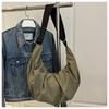 Korean Version Diagonal Span Bag Harajuku Large Capacity Shoulder Shoulder Unisex Dumpling Bag Crescent Nylon Underarm Shoulder Bag