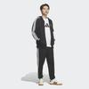 adidas Унисекс базовая толстовка с капюшоном и полной молнией с 3 полосками