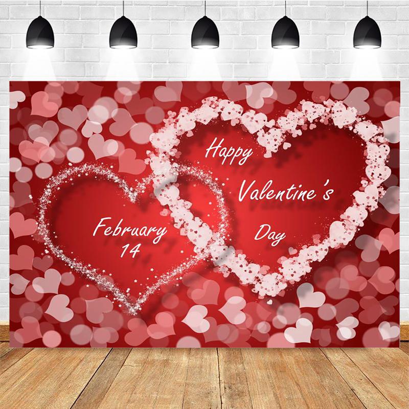 Mocsicka Valentine's Day Theme Photography Backgrounds Sweet Love Decorations Confession Wedding Photo Backdrop Studio Wallpaper