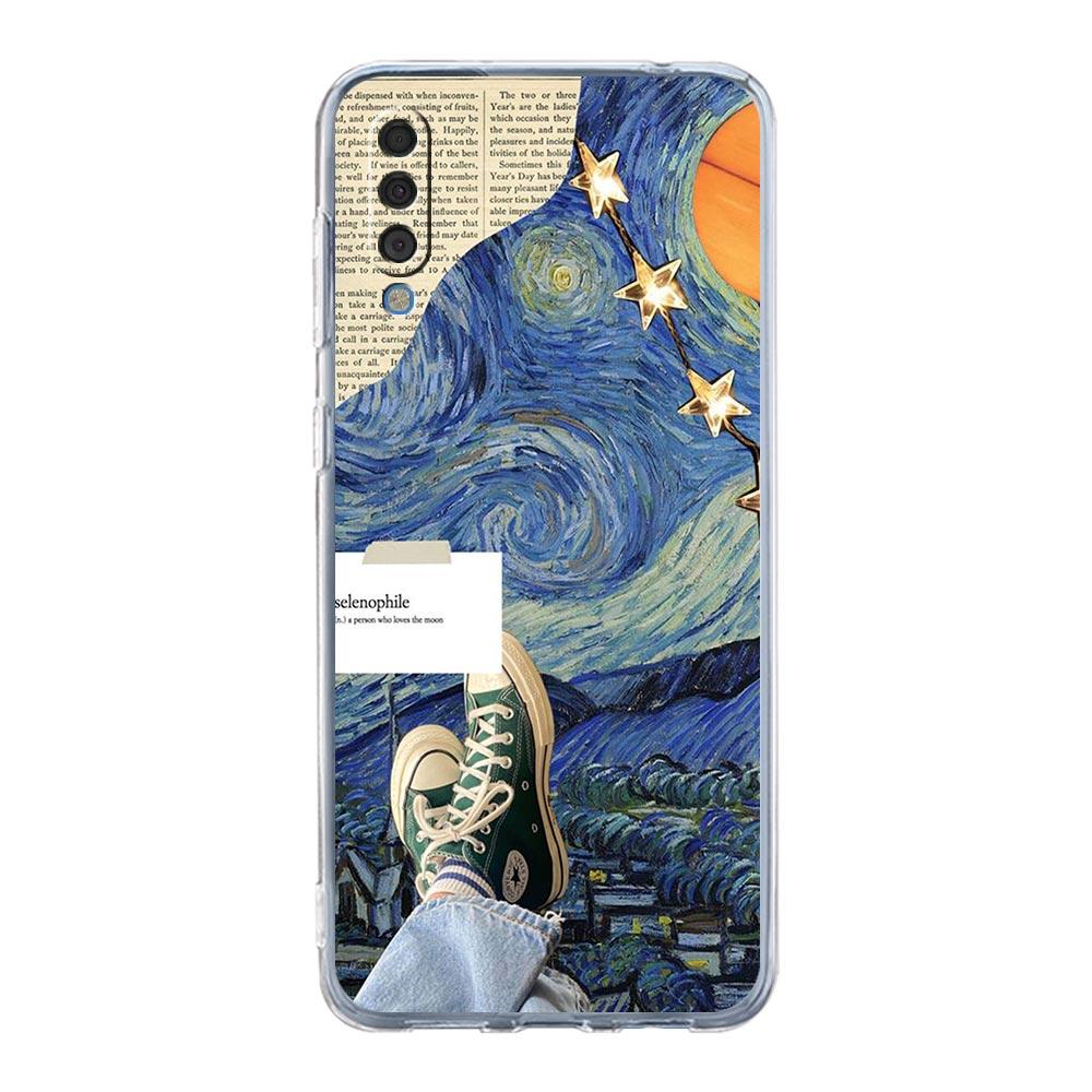 Чехол для телефона «Звездное небо Ван Гог арт» для Samsung A14 5G A12 A22 A32 A34 A42 A52 A54 A50 A70 A30 A40 A20E A10S A20S A02S A04S