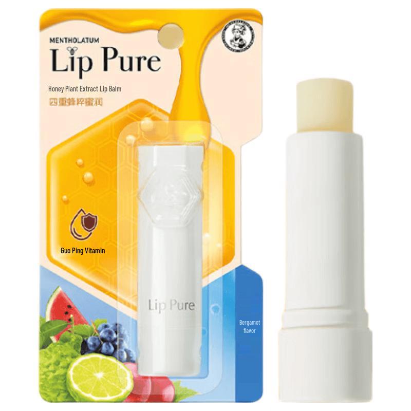 Mentholatum Honey Plant Extract Lip Balm - Bergamot