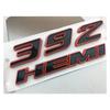 392hemi Black Red Emblem Fender Side Badge Sticker 64l Decal For 300c Srt8 3500