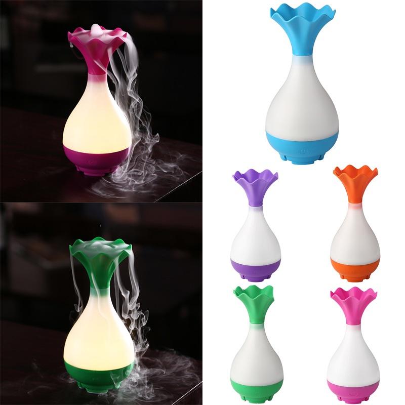 Elegant Usb Air Humidifier Ultrasonic Essential Oil Diffuser With Led Light For Refreshing Air And Relaxing Ambiance