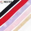 Meetee 5 метров Эластичные ленты для бретелей бюстгальтера 6-25 мм Растягивающаяся резиновая плечевая лента Пружинная лента для нижнего белья Швейные принадлежности