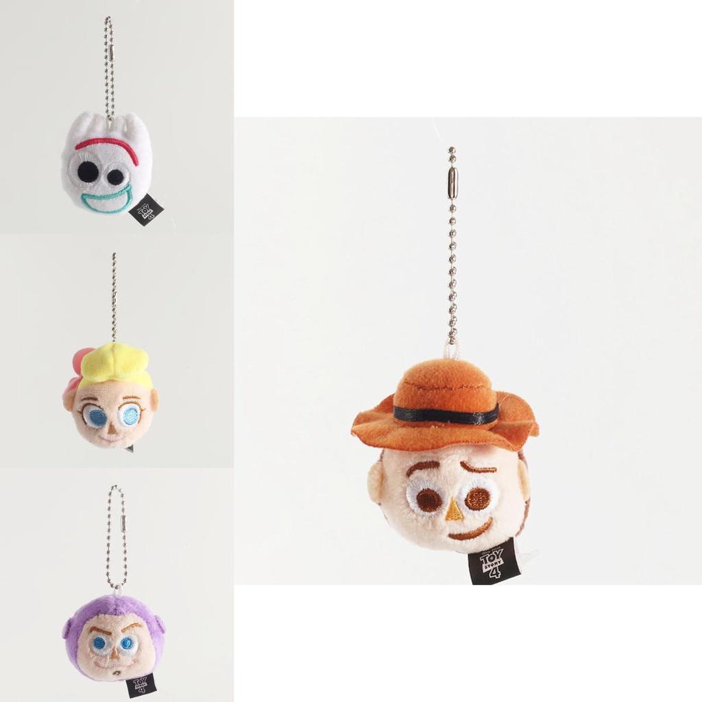 Mini Toy Story Woody Focky Plush Head Pendant Keychain For Easy Carry And Fun Adventures
