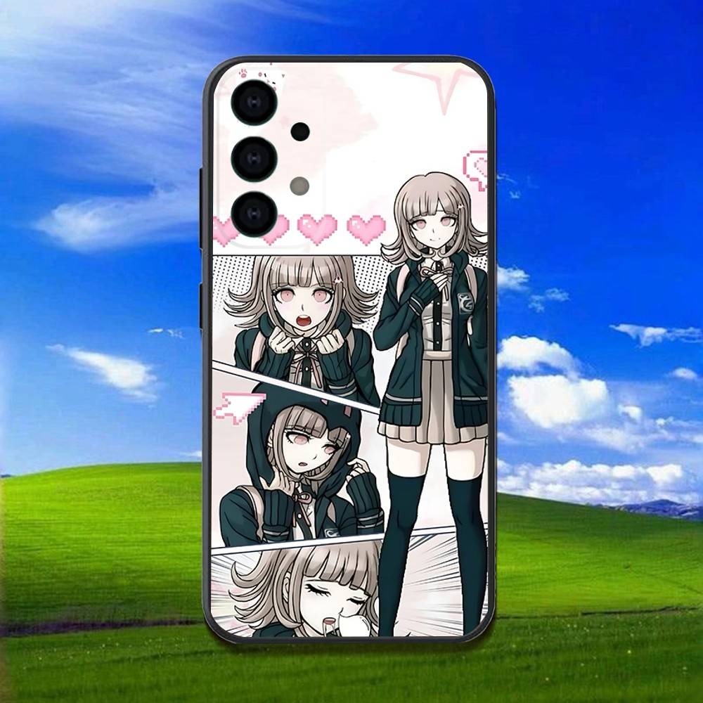 Чехол для телефона Чиаки Нанами D-Danganronpa для Samsung Galaxy A13, A21s, A22, A31, A32, A52, A53, A71, A80, Мягкий черный корпус