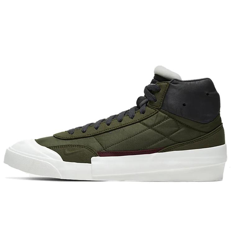 Nike Drop Type LX Mid 'Legion Green' (Unisex) White / Black / Anthracite / Legion Green Skateboard Shoes BQ5190 100