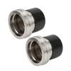 2 шт. 2,441 дюйма Bearing Buddy Нержавеющая сталь Набор инструментов-смазчиков для большинства колес лодочного прицепа