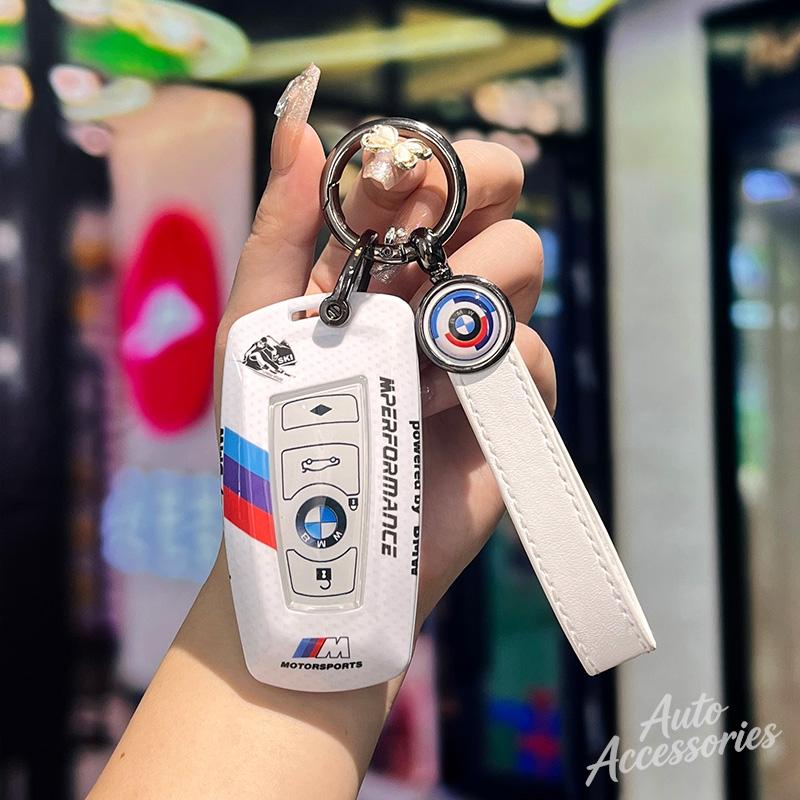 Racing Style Design Car Key Case Cover Key Accessories For BMW F20 F30 G20 F34 F31 F10 G30 F11 X3 F25 X4 I3 M3 M4 1 5 3 Series