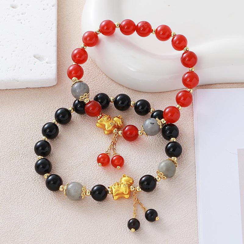 Natural Agate Bracelet Fashion Light Luxury Bracelet Fashion Women Daily Jewelry Lucky Gift