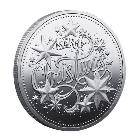 Рождественская сувенирная монета Санта-Клаус Монета с изображением лося Металлическая коллекционная праздничная монета для детей Подарочные рождественские вечеринки Чулки Наполнители