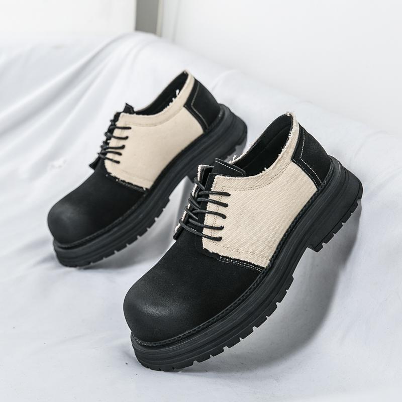 Новые классические туфли дерби мужские повседневные удобные модные с круглым носком кожаные туфли мужские для тренировок на открытом воздухе рабочие туфли размер 38-45