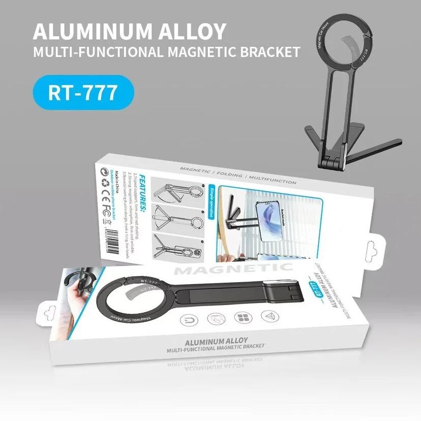 Телефонный штатив с карабином для iPhone, портативный двусторонний магнитный штатив, настольное крепление, держатель для телефона