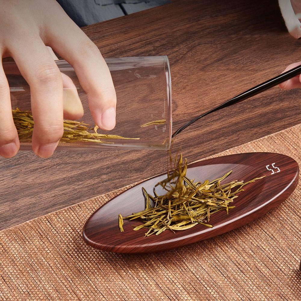 Multifunctional Digital Pocket Mini Scale Electronic Oval Tea Scale High Accuracy 200g / 0.1g Kitchen Scale Coffee