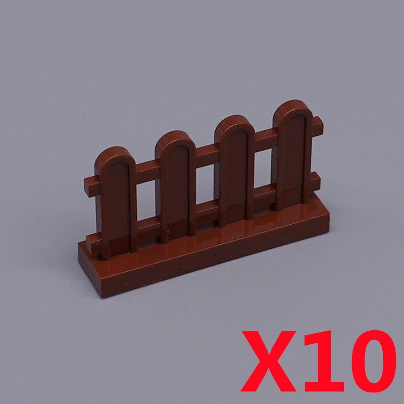 MOC DIY Аксессуары Детали Пластина Городской Пейзаж Строительный Блок Ствол Дерева Забор Перила Лестницы Уличный Фонарь Светофор База Игрушка A037