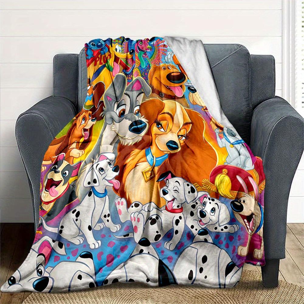 1pc, 101 Dalmatians Blanket Soft Throw for Home Decor, Gift Idea, Living Room, Travel, Camping