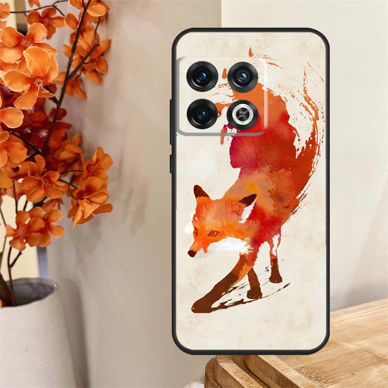 Cartoon Animal Fox Funda For OnePlus 13 13R 12 12R 11 10 Pro 8T 10T OnePlus Nord 4 CE 2 3 Lite N10 N20 N30 Case