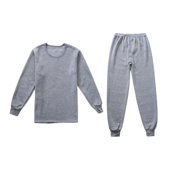 Thermal Underwear for Men Fleece Lined Long Johns Top And Bottom Set Casual Cold Weather Base Layer Set