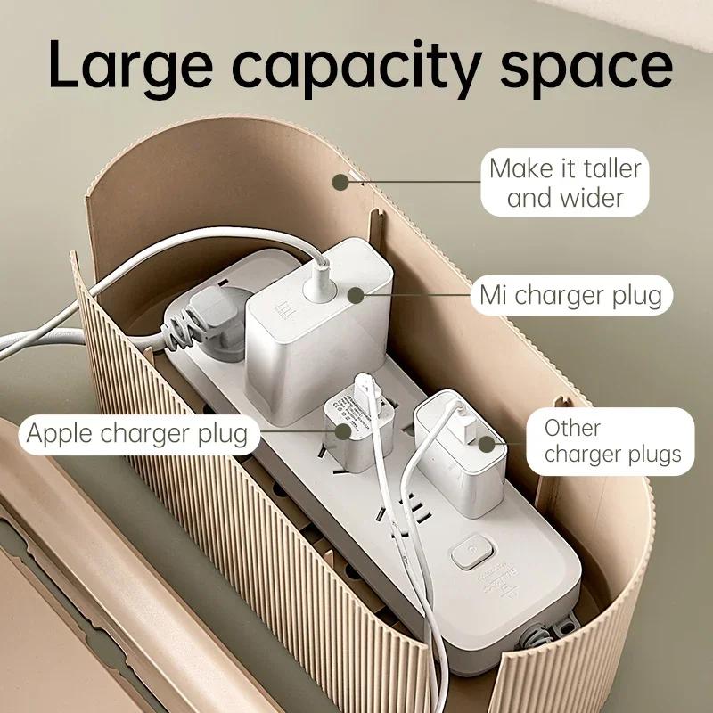Nordic Plug Board Storage Box Cable Wire Organizer Case Socket Wireless Wifi Router Bracelet Desktop Data Line Plug Holder Shelf