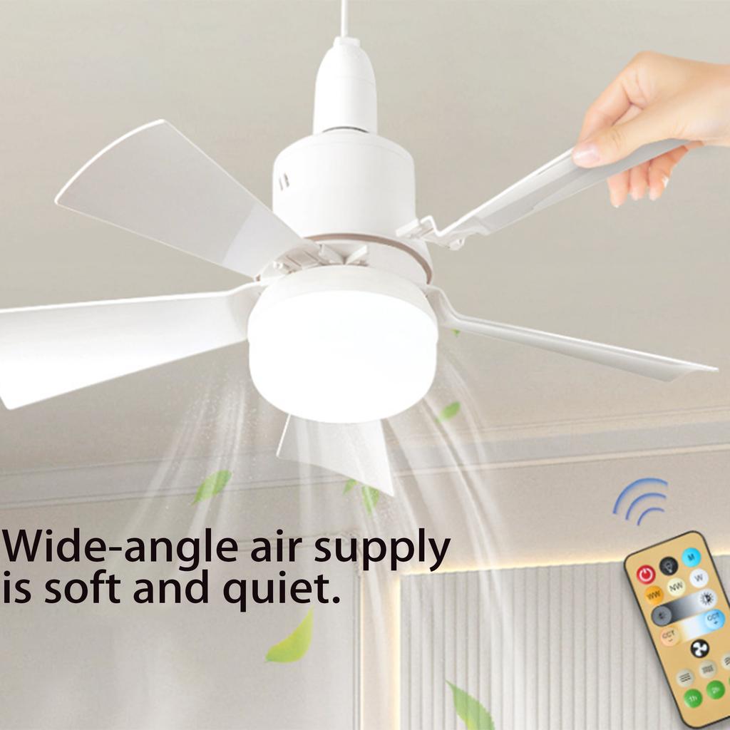 Потолочный светильник-вентилятор с функцией диммирования, пульт дистанционного управления, легкий, освещение для гостиной, обеденного стола и потолочный вентилятор,