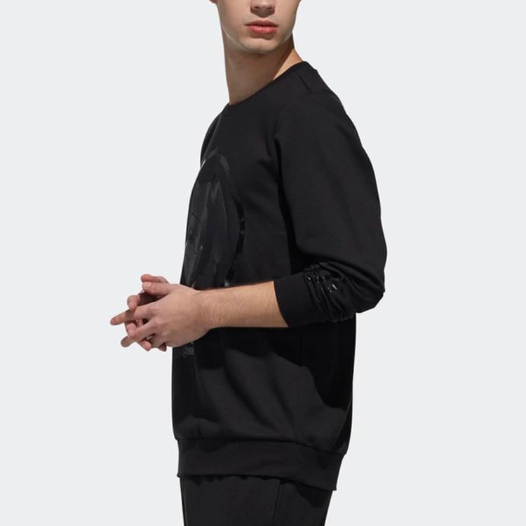 adidas neo U AVNGRS SWT Casual Sports Round Neck Pullover Black Men's DW7810