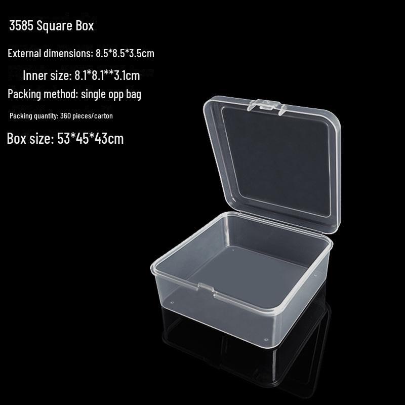 Прозрачный пластиковый ящик для хранения и демонстрации оборудования