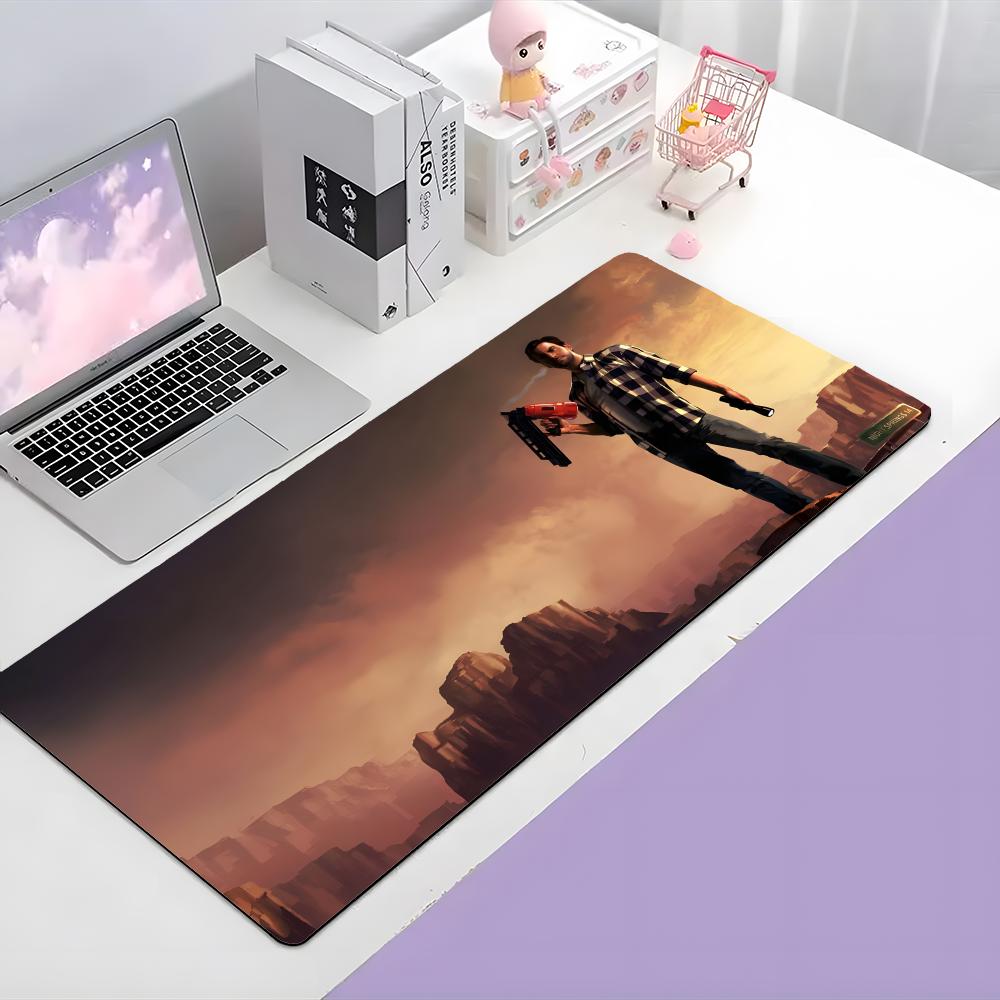 Game Thriller Aalan Wake Mouse Pad Large Gaming Mousepad With Thick Stitched Edge Nonslip Desk Mat