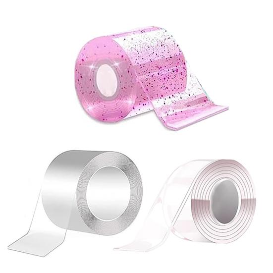1 Set 300CM Nano Tape Bubble Toy with Straw Charm Sticker Inflator Tweezer Adhesive Funny Stress Relief DIY Craft Making Toy Kit Children Gift
