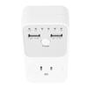6H Timer Socket 2 USB Ports Voltage Protector Smart Home Countdown Timer Socket  Lamps Indoor