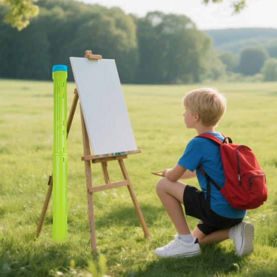 Telescopic Painting Tube Waterproof Art Transport Storage Holder for Document Artwork Drawing Posters Adjustable Blueprint Carrier