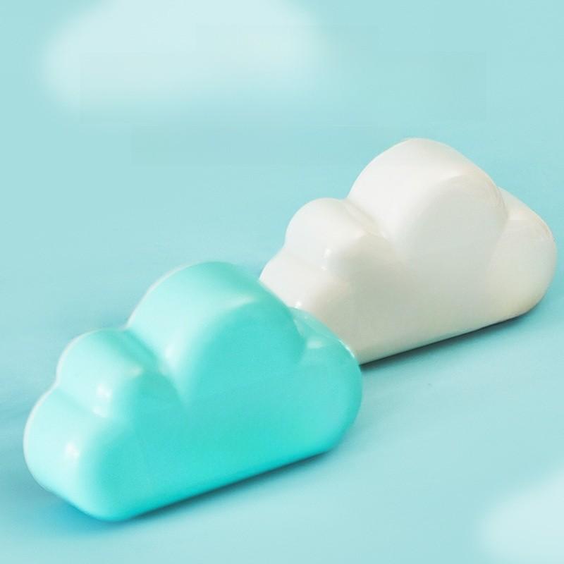 Cloud Shape Electronic Alarm Clock With Led Display And Sleep Timer Suitable For Kids And Teens