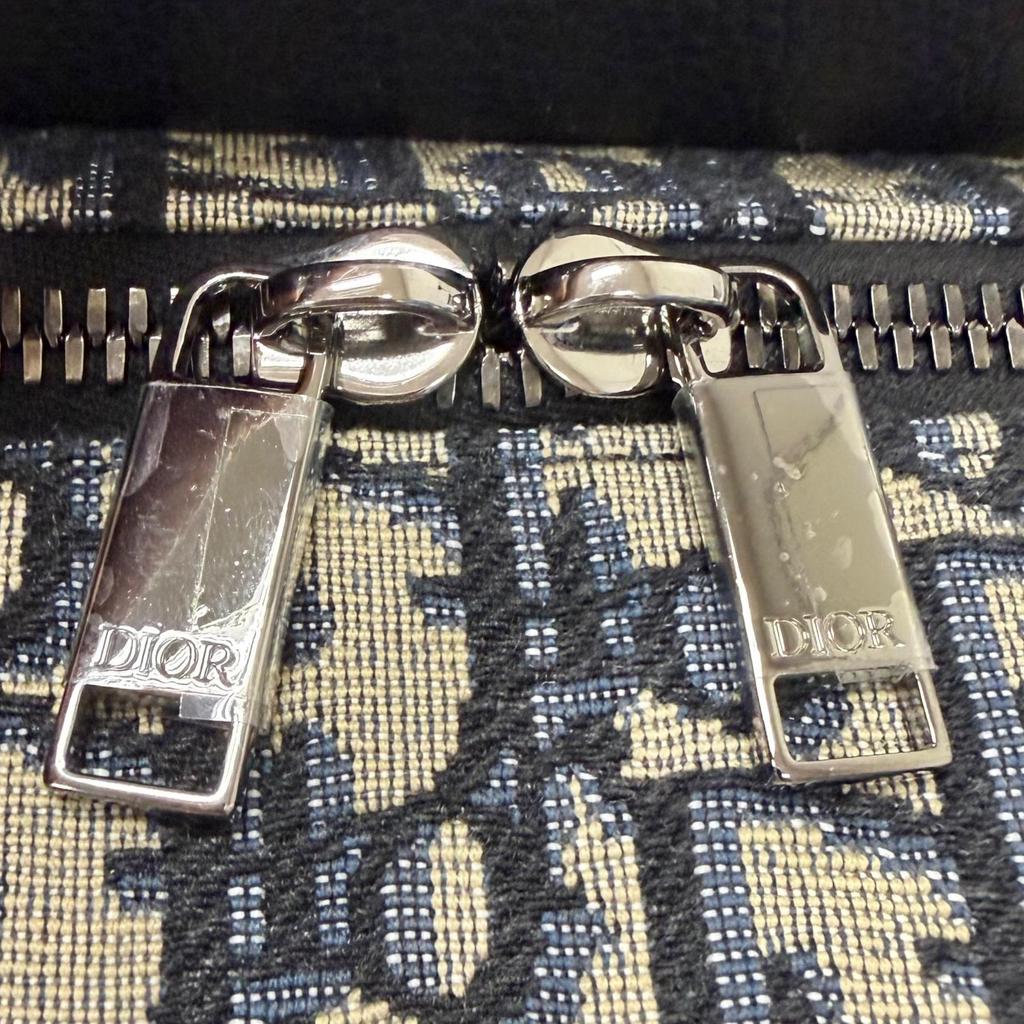 Excellent DIOR Shoulder Bag Rango 26 Oblique Jacquard 2WAY Used
