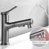 Single Hole Bathroom Basin Faucet Pull-out Brass Faucet Hot and Cold Water Mixer Water Tap Single Hole For Bathroom Sinks Taps