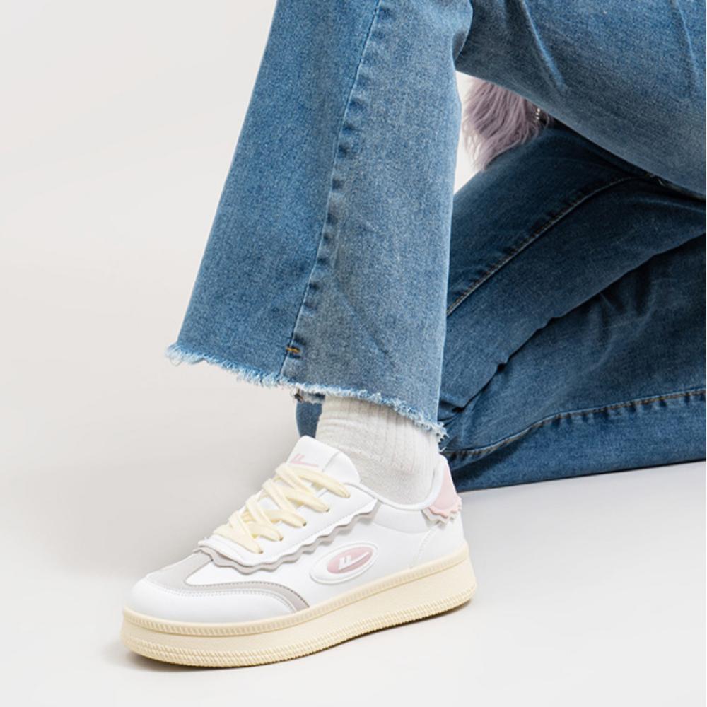 Warrior Women's Shoes White Shoes Casual Board Shoes Versatile Shoes