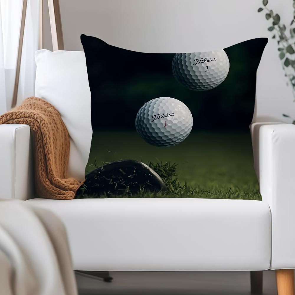 Sport Golf Ball Golf T-Titleist Pillow Case Applicable Space For Guest Rooms Interiors Cars Office House Decoration