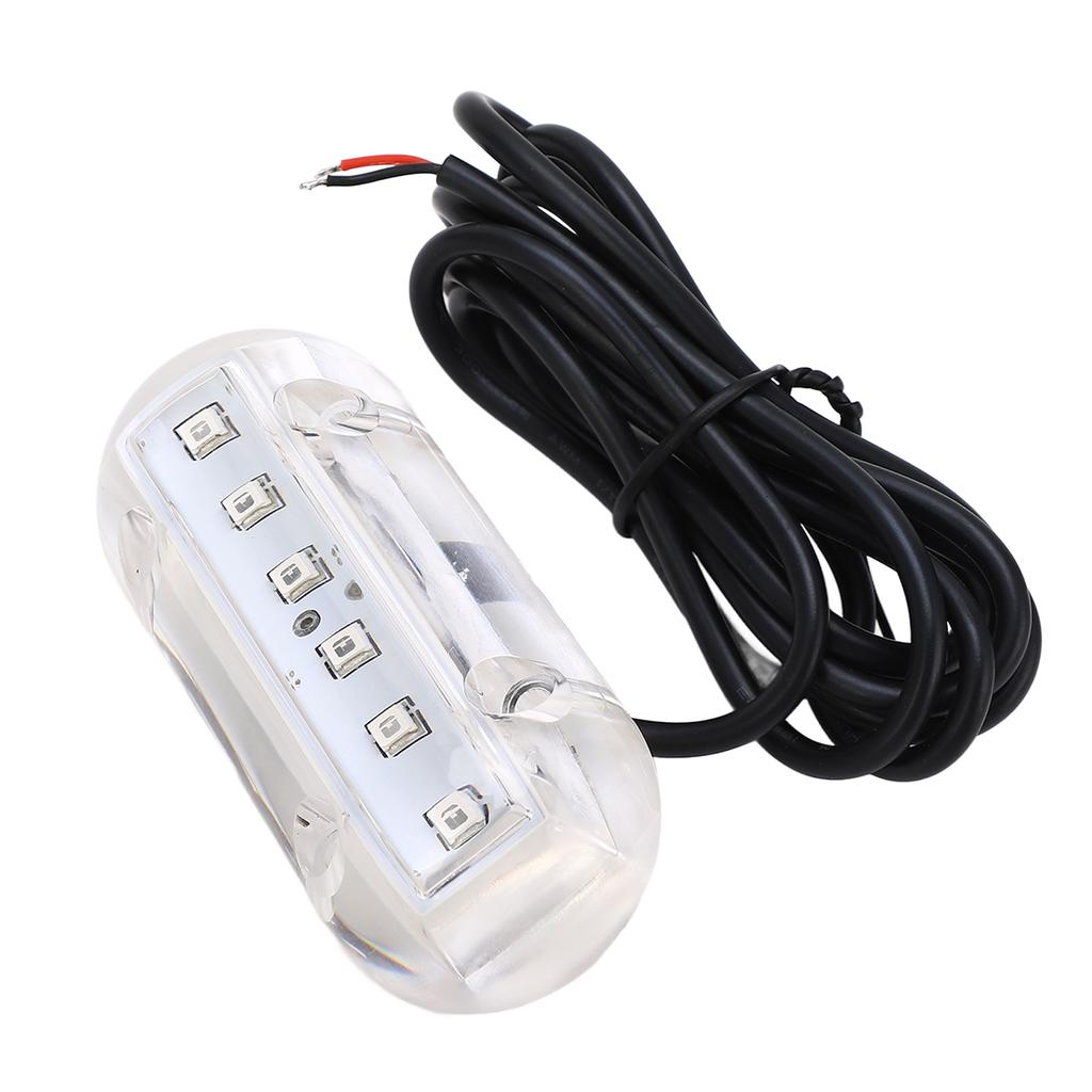 Blue LED Underwater Light IP68 Waterproof Marine Lighting Lamp for Boat Yacht DC12V 1.1W 18LM