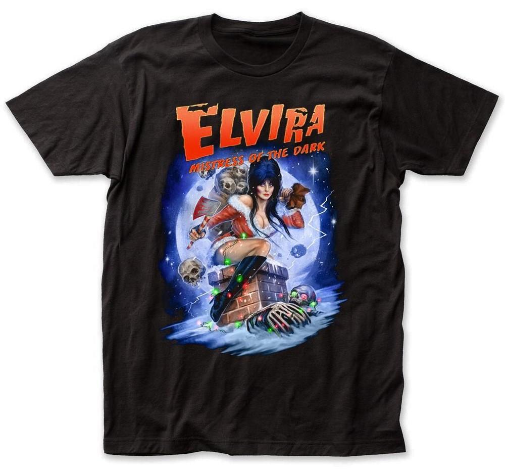 РАСПРОДАЖА Elvira Mistress of The Dark винтажная черная футболка хлопковая унисекс футболка