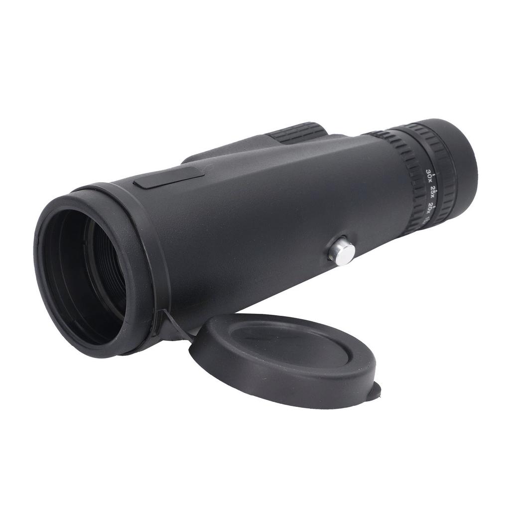 Small Telescope 10‑30x High Power 50mm Objective Lens Monocular with Cellphone Holder for Camping