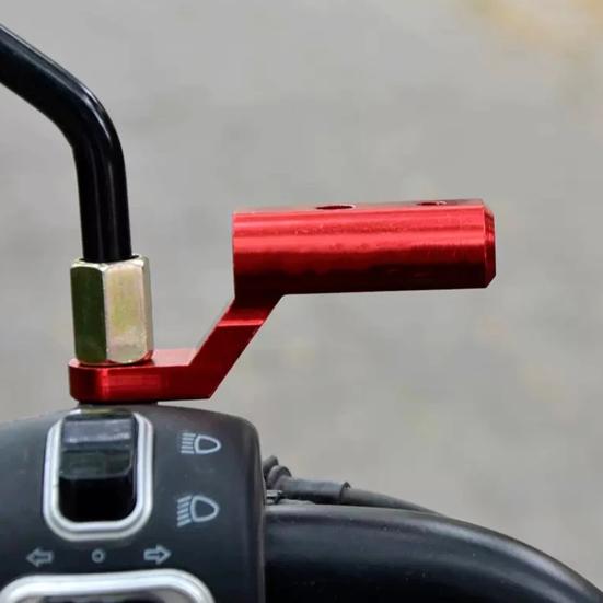 Удлинитель для крепления зеркала на руль мотоцикла, устойчивый к коррозии, устойчивый к сотрясениям, простой в установке кронштейн для зеркала заднего вида на руль