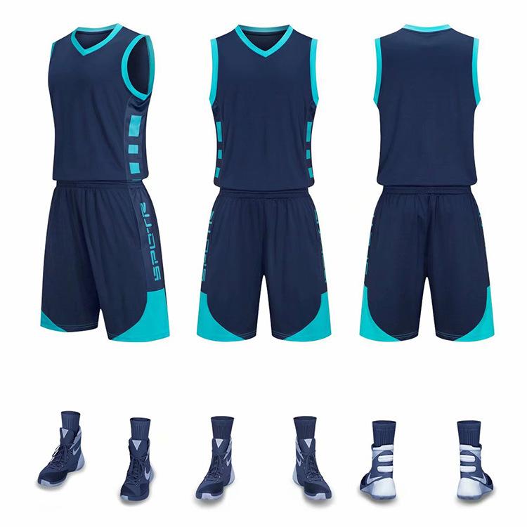 Basketball Suit Men'S And Children'S Jerseys Printing Group Buying College Sports Games Adult Training Clothes Vest Team Clothes