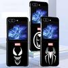Жесткий чехол-накладка для Samsung Galaxy ZFlip3 ZFlip5 Z Flip 7 6 5 4 3 ZFlip4 ZFlip6 ZFlip7 FE Marvel Venom Sipiderman