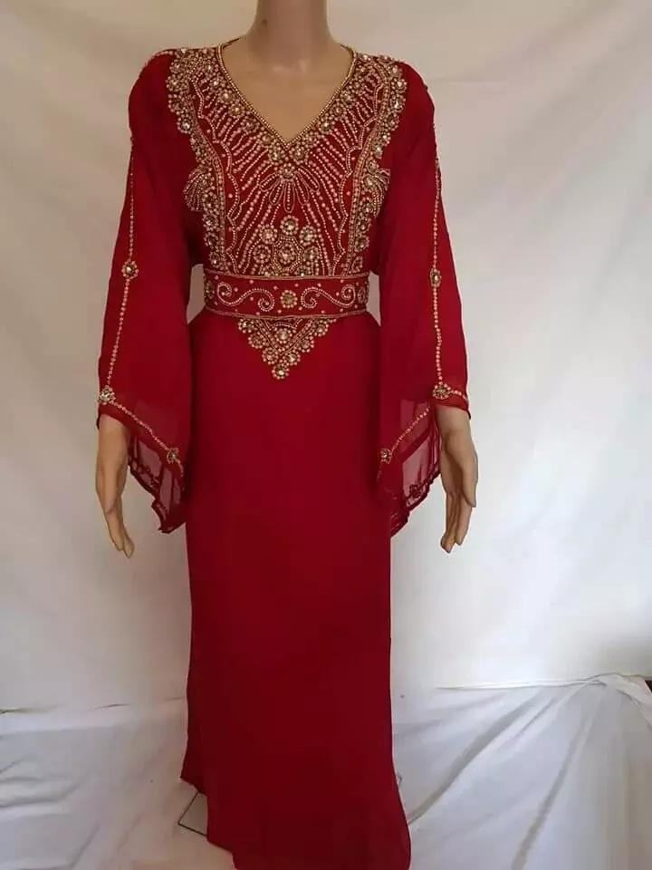 Фараша Стильное платье Жоржет Абая Платье Кафтан Дубай Новый исламский марокканский