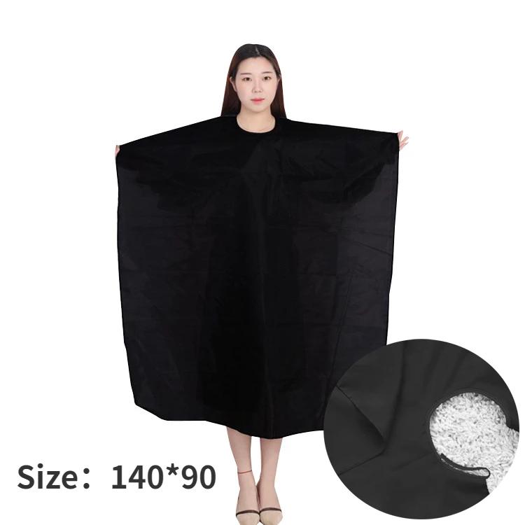 Новый парикмахерский плащ для стрижки волос профессиональный парикмахерский тканевый халат парикмахера черный водонепроницаемый парикмахерский фартук накидки для стрижки