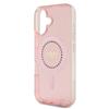 Etui do iPhone 16 Guess Hardcase Rhinestones MagSafe różowy