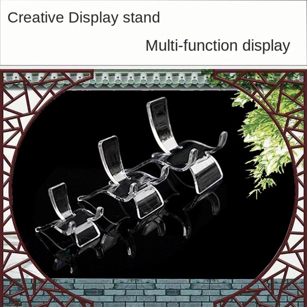 Fossils Minerals Rocks Display Rack Acrylic Shown Holder New Photography Props