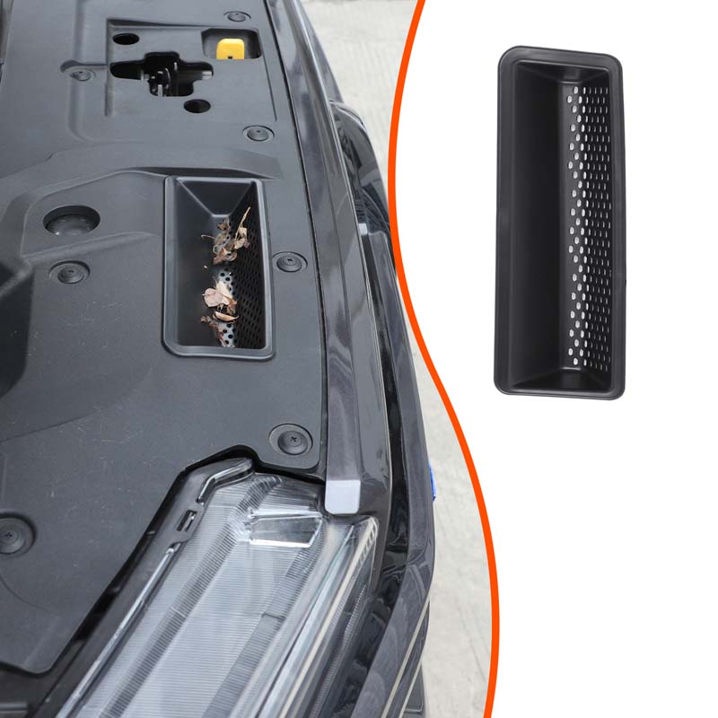 For Ford Ranger 2023-2025 2026 ABS Car Engine Bay Dust Cover Engine Hood Leakproof Cover Trim Panel Car Interior Accessories