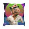 Fashion Alf Cushion Cover 45x45cm Polyester Alien Life Form Sci Fi Tv Show Pillow Case for Sofa Car Square Pillowcase Decoration