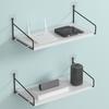 1pcs Wall Mounted Shelves Nordic Decorative Non Perforated Floating Book Shelf Multipurpose Storage Rack For Living Room Decor
