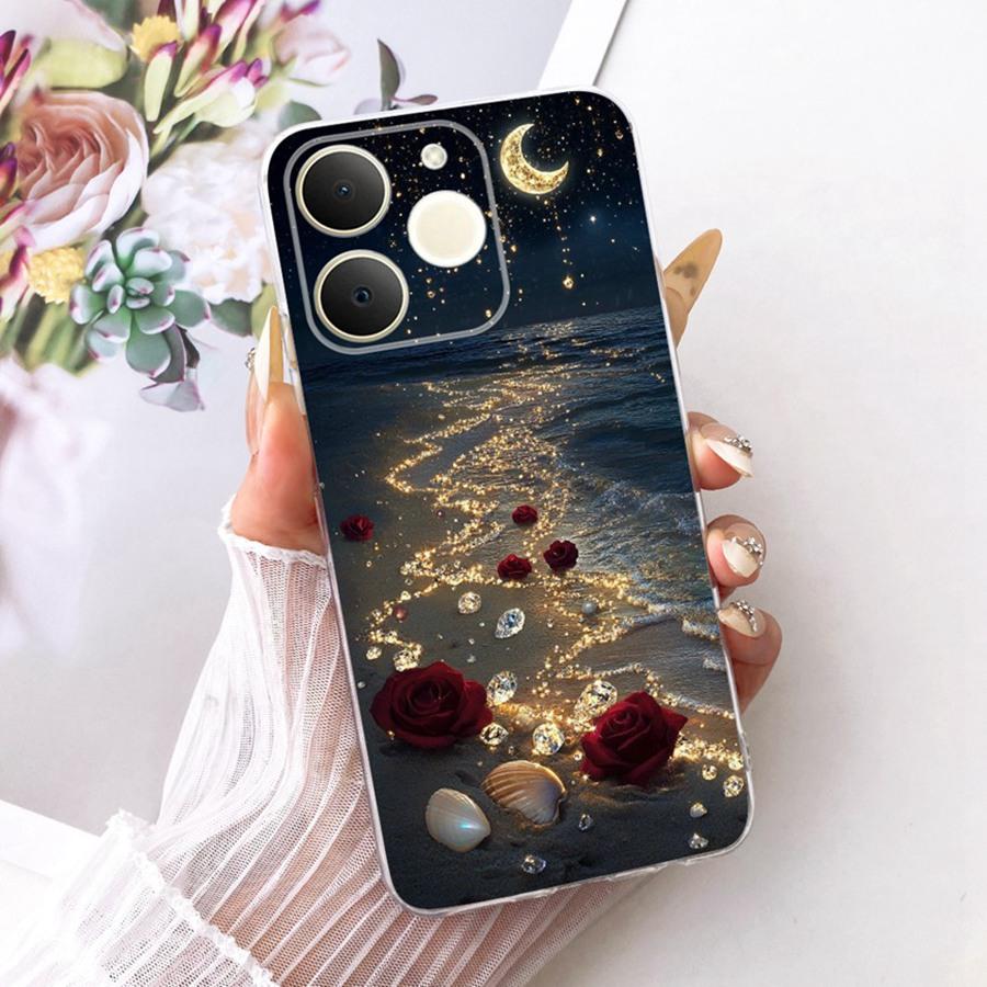 Чехол для телефона Realme Note 70 70T Милый рисунок с мультяшными котами Чехол из ТПУ для Realme Note70T Narzo 80 Lite Мягкий силиконовый Funda